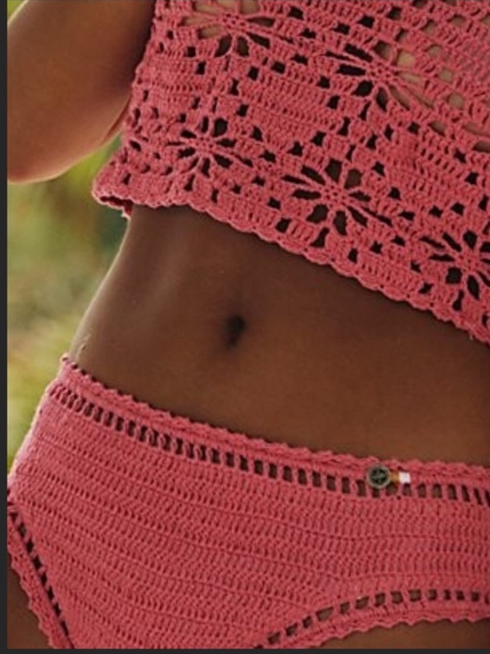 NWT FP She Made Me Crochet Bikini Bottom